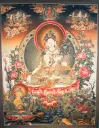 White Tara Thangka – Longevity Assembly – Radiance of Eternal Healing