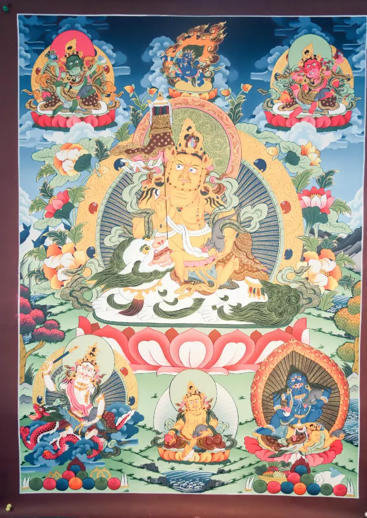 Vaisravana Thangka – Assembly of Wealth