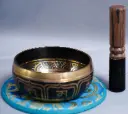 Black & Gold Vajra Bowl – Pure Tone – Absolute Stability