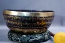 Sri Yantra "D" Singing Bowl – Etched Brass – Creative Flow