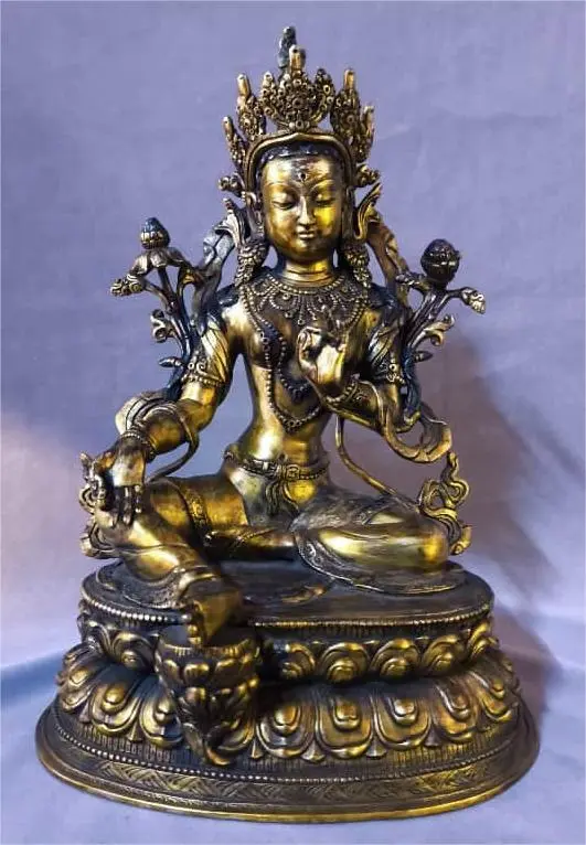 Green Tara Statue (The Embodiment of Active Compassion) 