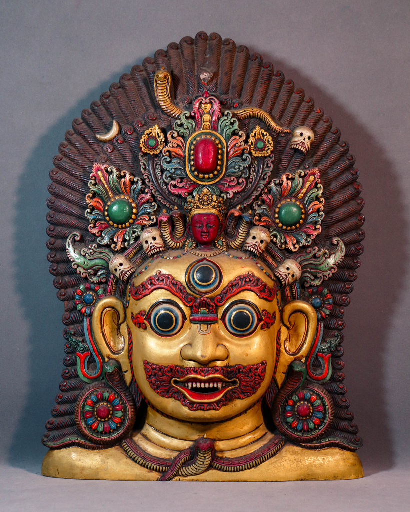 Akash Bhairab Mask – A Fierce Guardian for Your Home