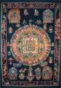 Kalachakra Mandala Thangka – Four Kings Assembly
