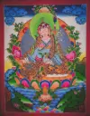 Guru Rinpoche Thangka – Menri Landscape
