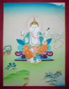 Ganesha Thangka – Karma Gadri Auspicious Form