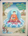 Gyalwa Karmapa Thangka – Verdant Landscape Assembly – The Black Crown Sovereign